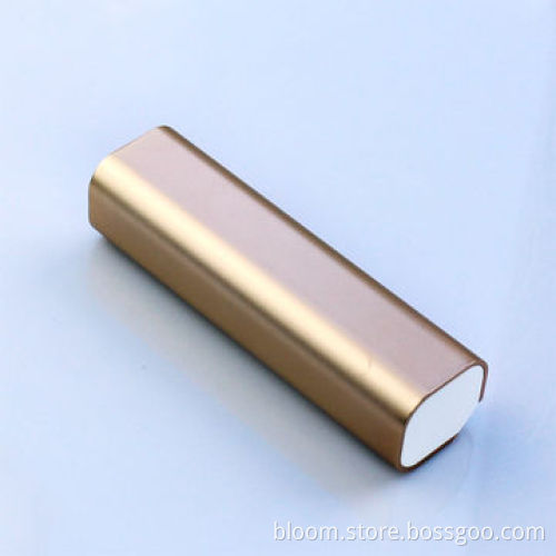 2,600mAh Mobile Phone Charger in Luxury Gold Color, Comfortable TextureNew